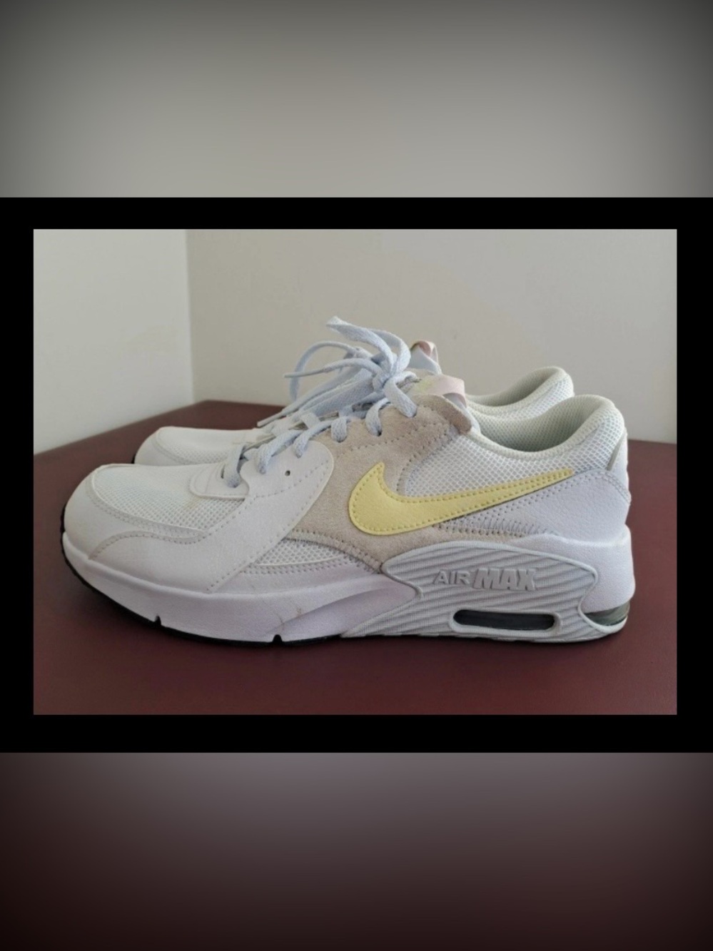 Nike Air Max Excee White Citron Tint Lemon CD6894-118 Sneakers Shoes-Womens 6.5 - Picture 1 of 5